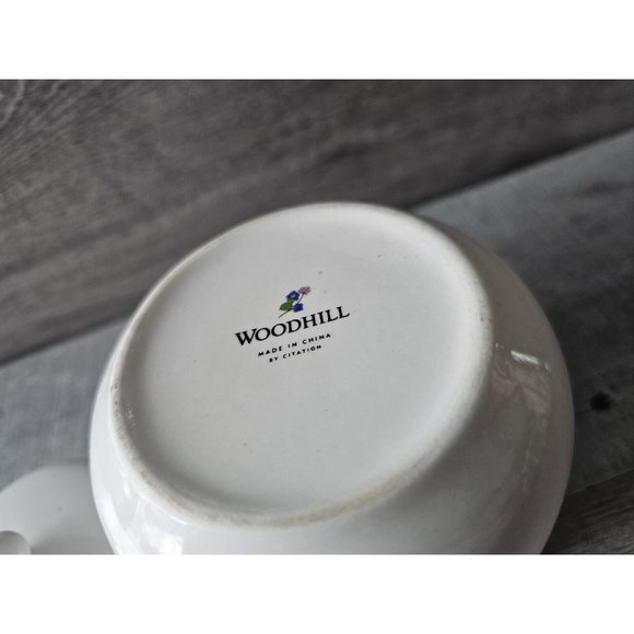 Vintage Woodhill by Citation Covered Sugar Bowl Floral Flowers - Picture 3 of 11